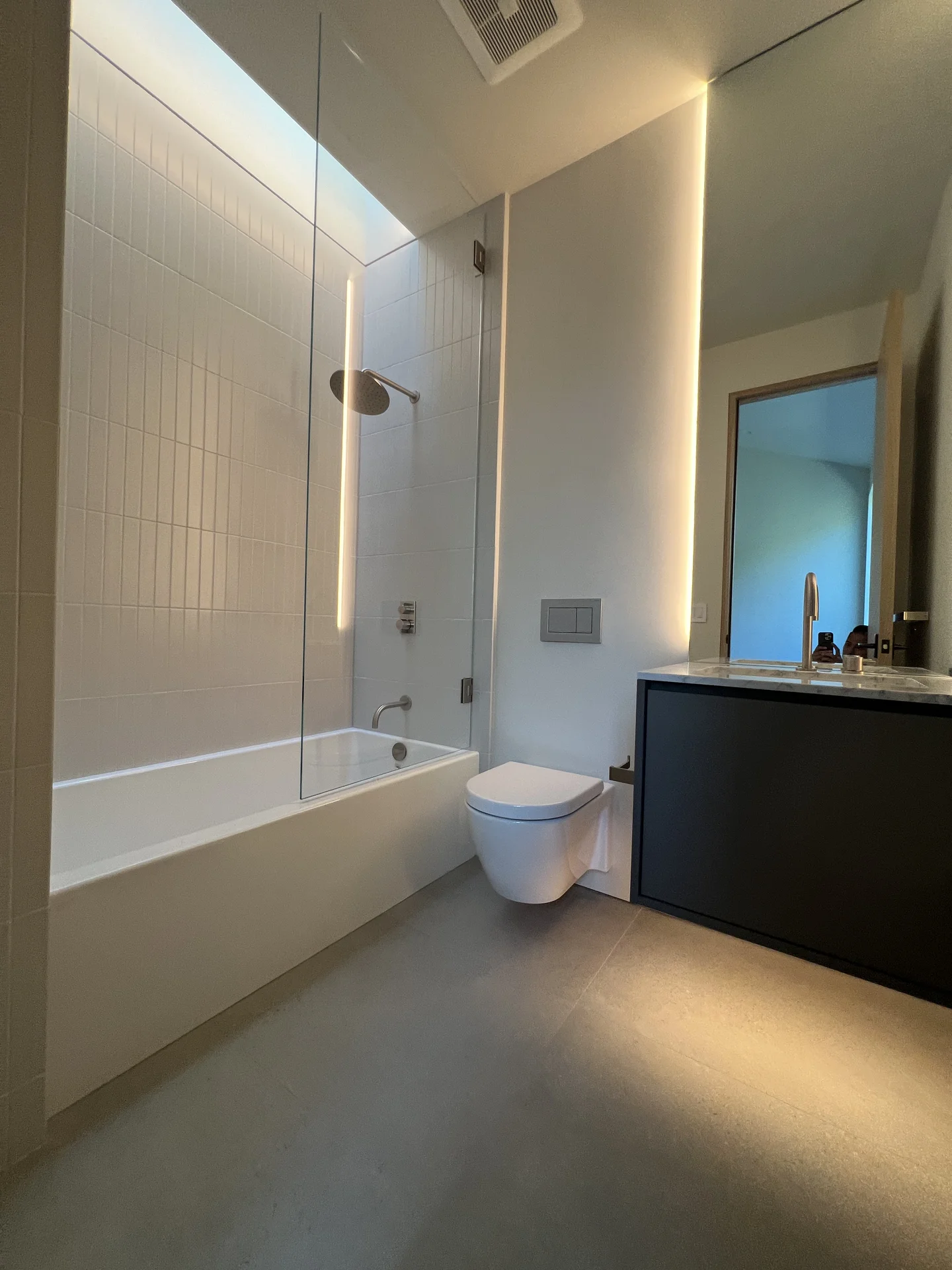 Luxury bathroom space